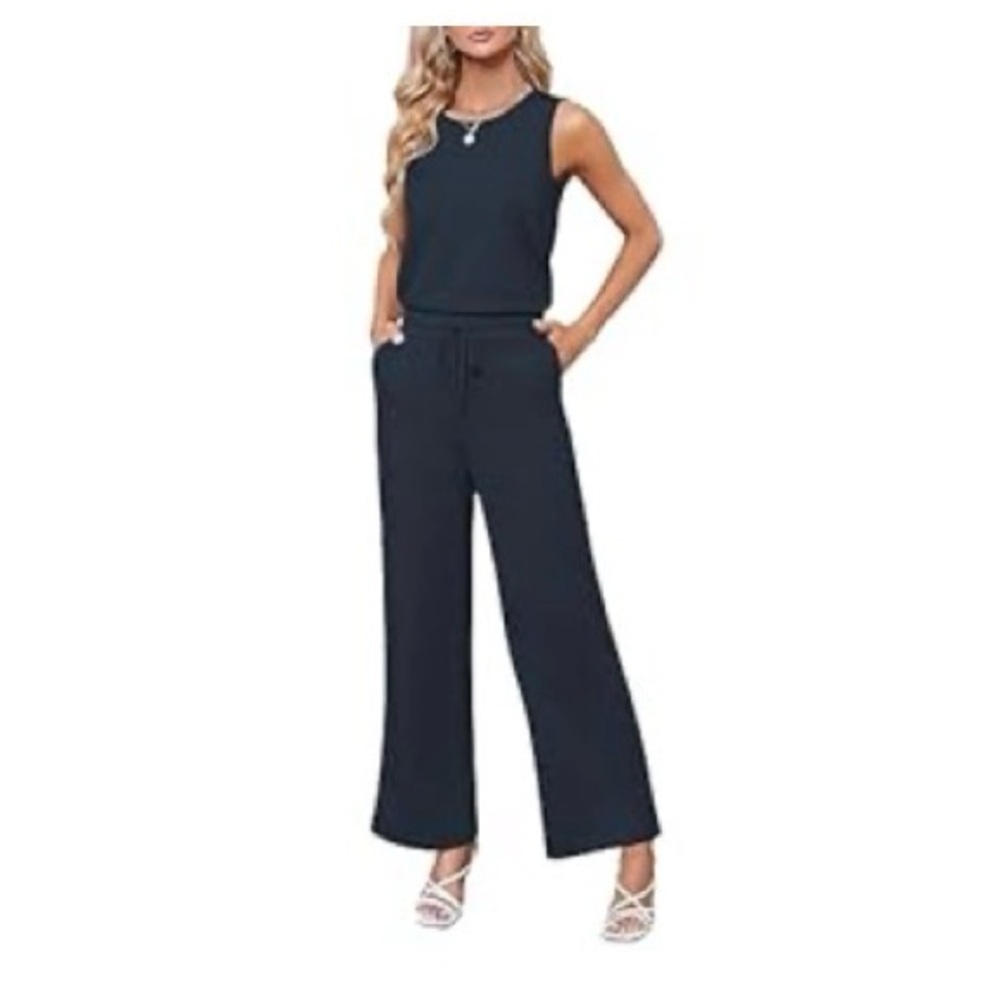 Elegant Navy Jumpsuit